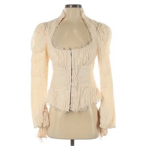 Ivory Silk Blazer by Elie Tahari